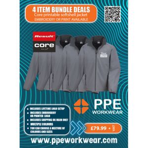 4x Result Core softshell jackets Bundle Thumbnail