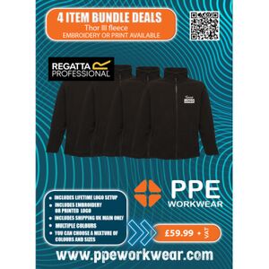 4x Regatta Professional Thor III Fleece Bundle Thumbnail