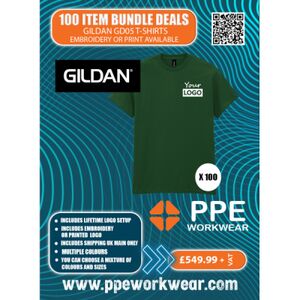 100x Gildan T-Shirt Bundle Thumbnail