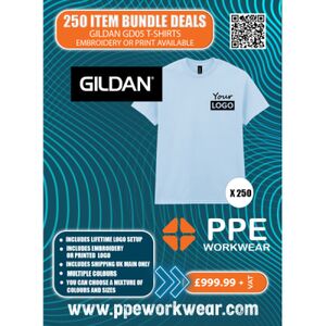 250x Gildan T-Shirt Bundle Thumbnail