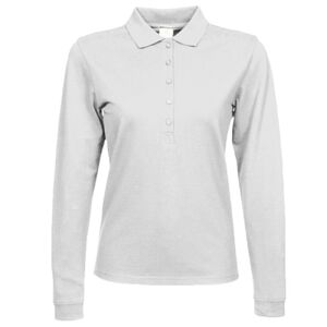 Tee Jays Ladies Luxury Stretch Long Sleeve Polo Shirt Thumbnail