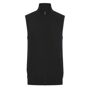 Sleeveless zip-through jumper Thumbnail