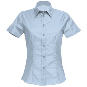 Women's workplace Oxford blouse short-sleeved (tailored fit) Thumbnail