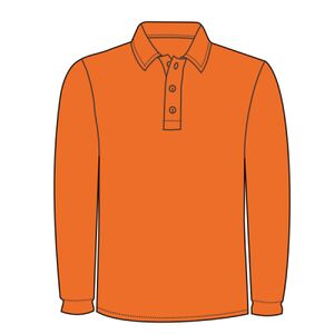 Hi-vis long sleeve polo (HVJ310) Thumbnail