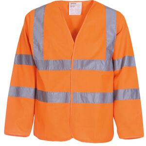 Hi-vis long sleeve waistcoat (HVJ200) Thumbnail
