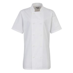 Women's short sleeve chef's jacket Thumbnail