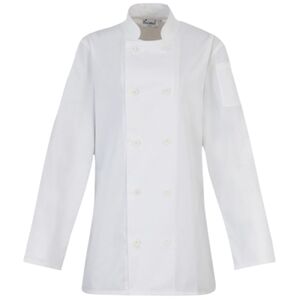 Women's long sleeve chef's jacket Thumbnail