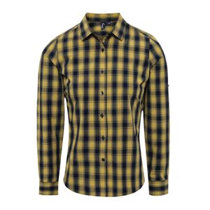 Mulligan check cotton long sleeve shirt Thumbnail