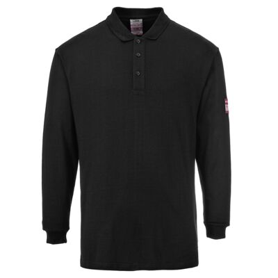 Modaflame Knit FR Long Sleeve Polo Shirt Thumbnail