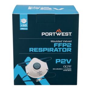 Moulded FFP2 Valved Respirator (Pk10) Thumbnail