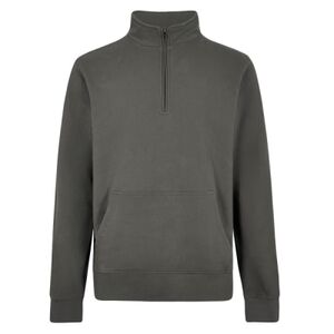 Regular fit 1/4-zip piqué sweatshirt Thumbnail