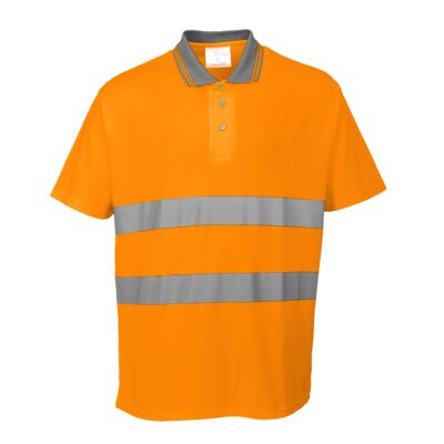 Hi-Vis Cotton Comfort Polo Shirt S/S Thumbnail