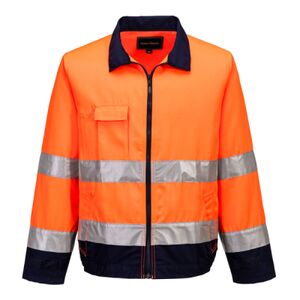 Madrid Hi-Vis Contrast Bomber Jacket Thumbnail