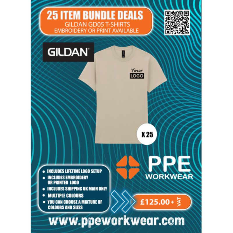 25x Gildan T-Shirt Bundle Thumbnail