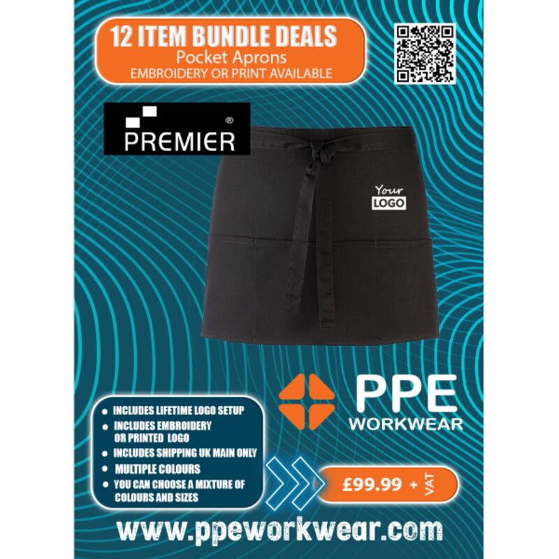 12x Premier Pocket Aprons Bundle Thumbnail