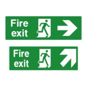 Fire Exit Direction Signs – Rigid Plastic Thumbnail