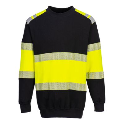 PW3 Modaflame Knit Hi-Vis Class 1 FR Sweatshirt Thumbnail